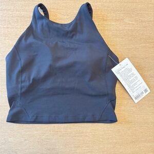Lululemon Athletica Black High-Neck Sports Bra